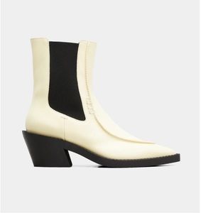 Khaite Charleston leather Chelsea boots